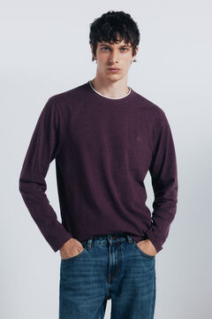 Springfield Double melange long sleeve T-shirt
