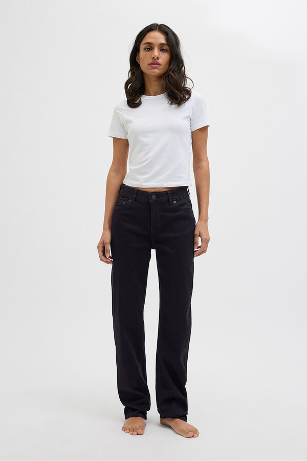 Jack & Jones Jeans justos e retos preto