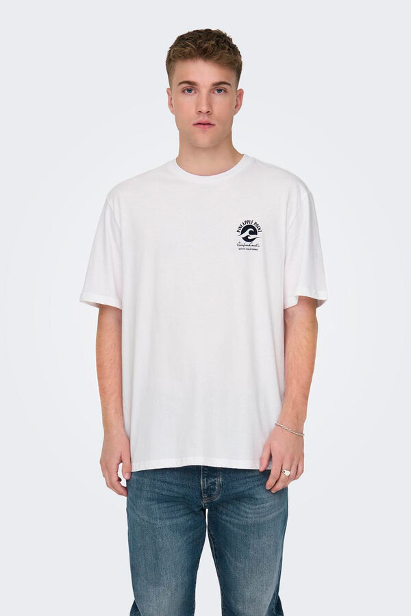 Springfield Kurzarm-Shirt blanco