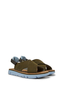 Springfield Women's sandal with sporty strap. Our women's Caterpillar sandal owes its name to the lightness and flexibility of its soles, and is perfect for creating urban summer looks. green