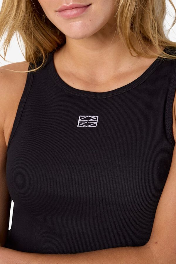 Noisy May Basic racerback vest top grey