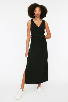 Vestido midi sin mangas