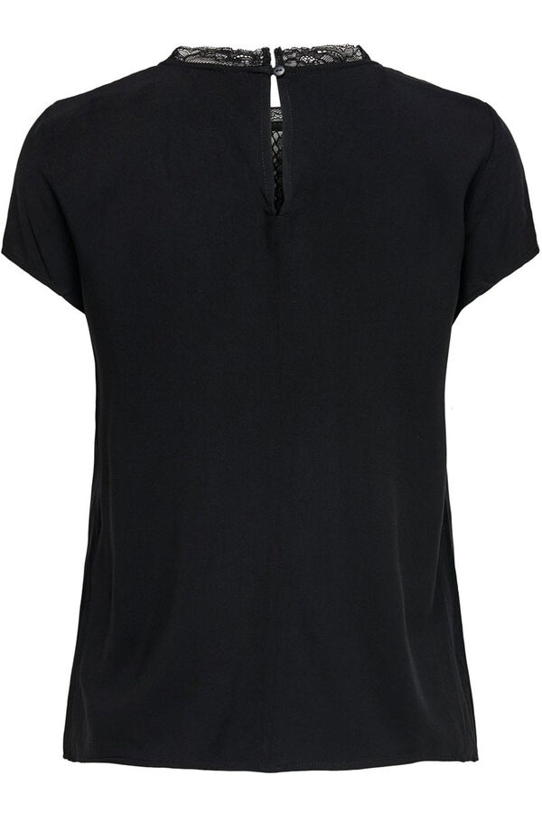 Springfield Lace detail blouse noir