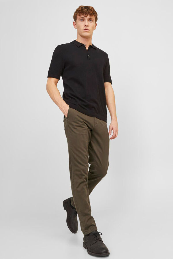 Jack & Jones Slim fit chinos nude