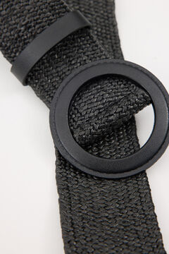 Springfield Cinturón elástico negro preto