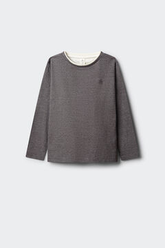 Springfield Kids T-shirt manga comprida b&aacute;sica para menino