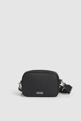 Pepe Jeans Mala de Tiracolo Efeito Pele preto