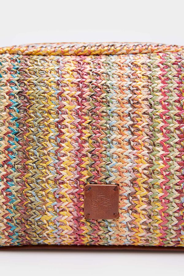 Springfield Multicoloured raffia crossbody bag color