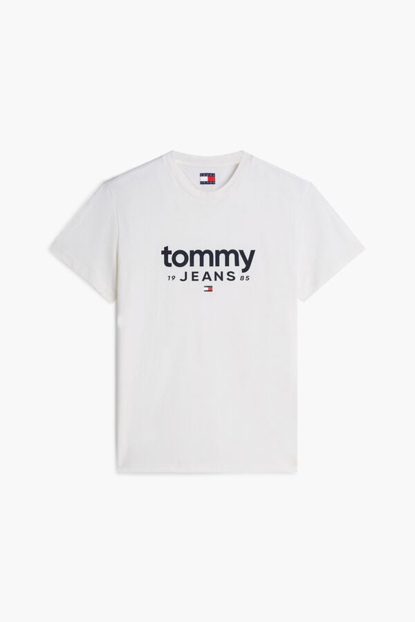 Tommy Jeans Slim fit graphic T-shirt white