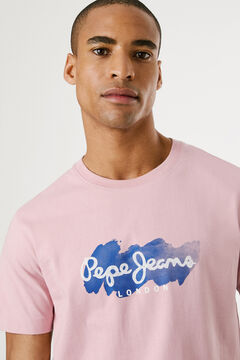 Pepe Jeans Camiseta de manga corta con logo y estampado frontal.