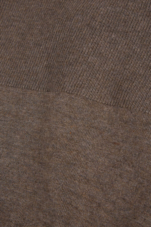 Springfield Fine knit longline cardigan brown