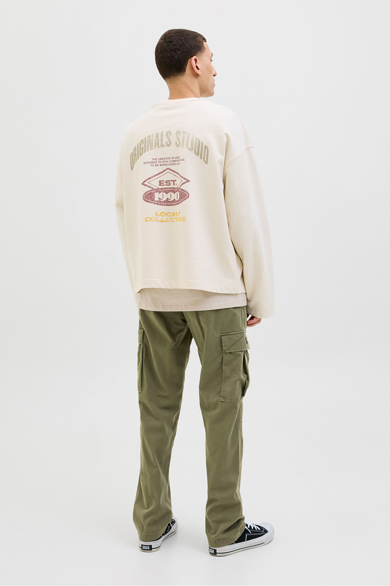 Jack & Jones Cargohose mit lockerer Passform 