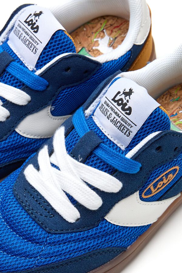 Lois Puffer breathable sneaker blue