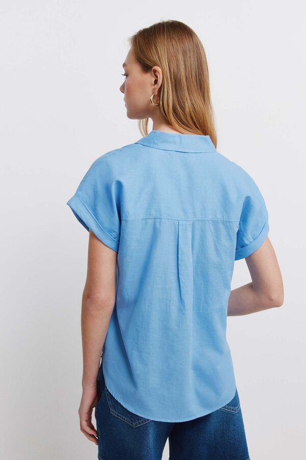 Springfield Oxford basic shirt blue