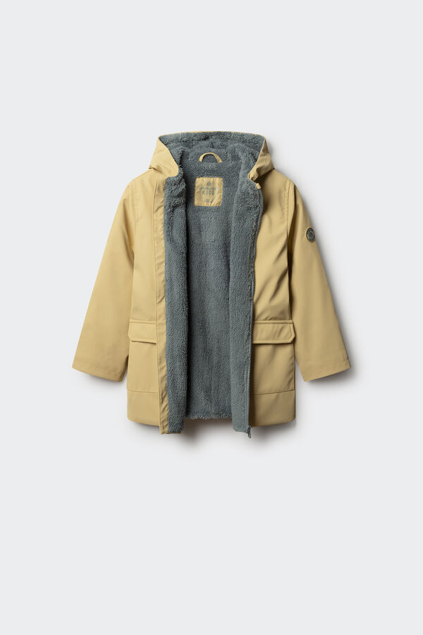 Springfield Kids pastel yellow parka for children Žuta