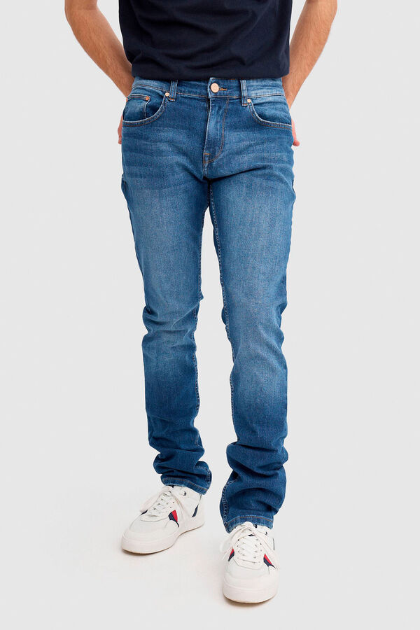 Springfield Jeans Slim azul
