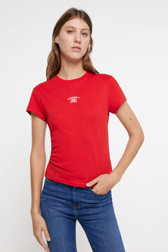 Springfield Women's Tommy Jeans T-shirt royal red