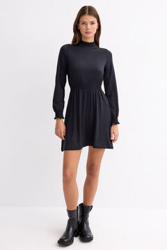 Inside Vestido Manga Larga Cuello Sub