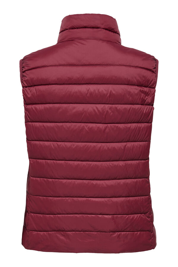 Only Chaleco acolchado cremallera morado/lila