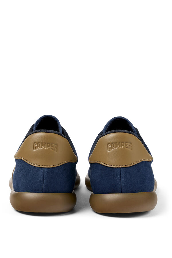 Springfield Sneakers de nobuk/piel azules azul oscuro
