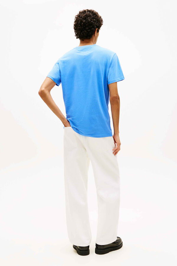 Tommy Jeans Slim short sleeve T-shirt blue