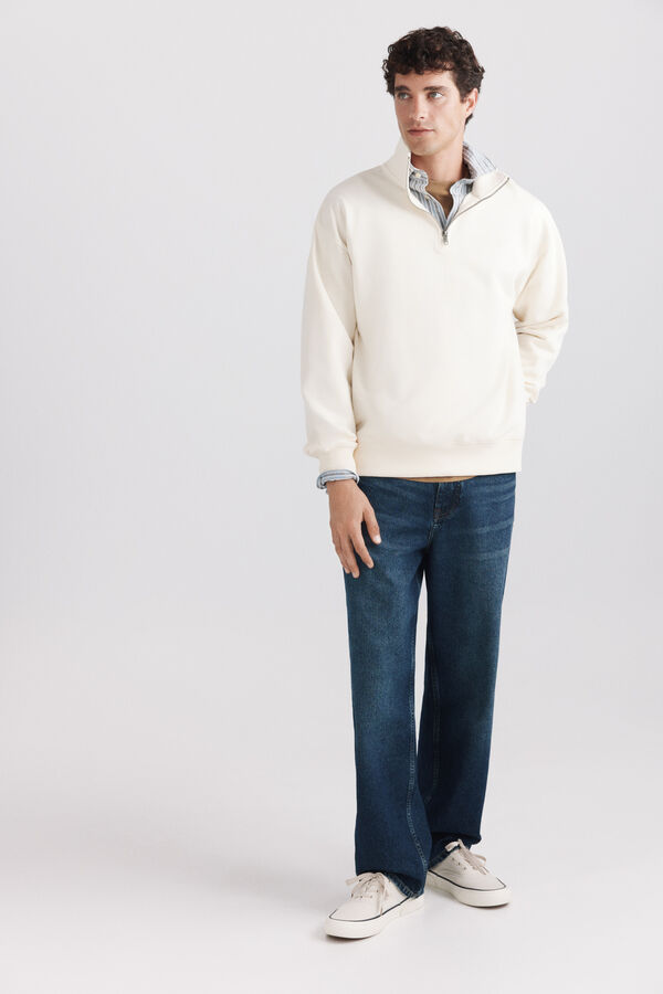 Springfield Trucker sweatshirt white