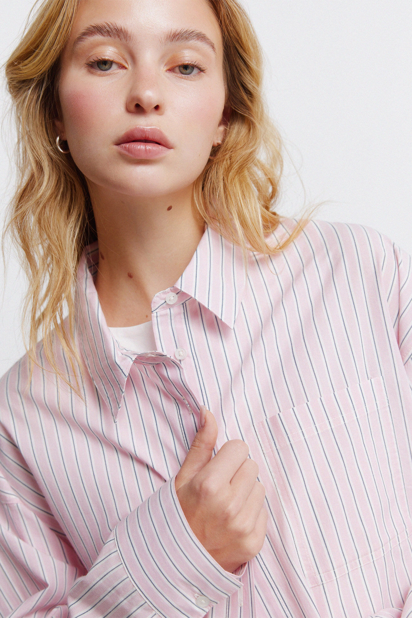 Springfield Striped oversize shirt