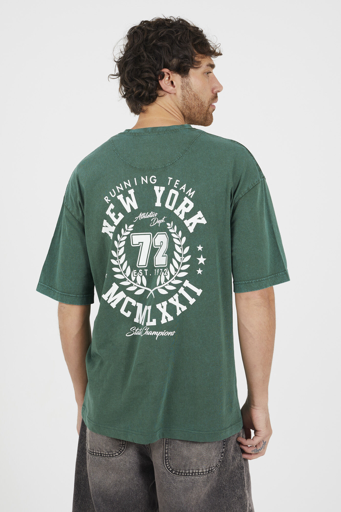 Brave Soul Camiseta manga corta estampada