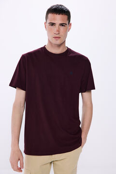 Springfield Basic round neck t-shirt brick