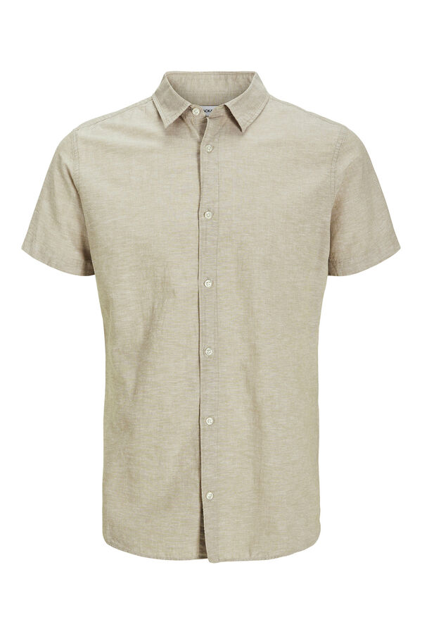 Jack & Jones PLUS Slim fit shirt PLUS grey