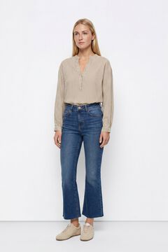 Tiffosi Jeans capri &agrave; boca de sino