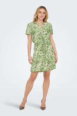 Vestido corto estampado