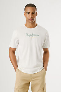 Pepe Jeans Camiseta de manga curta com logo frontal.