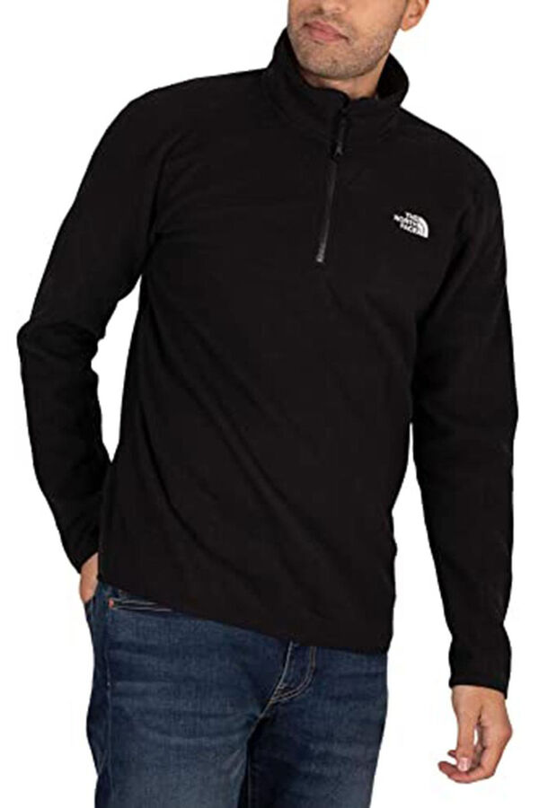 Springfield The North Face fleece liner jacket with half-zip fekete