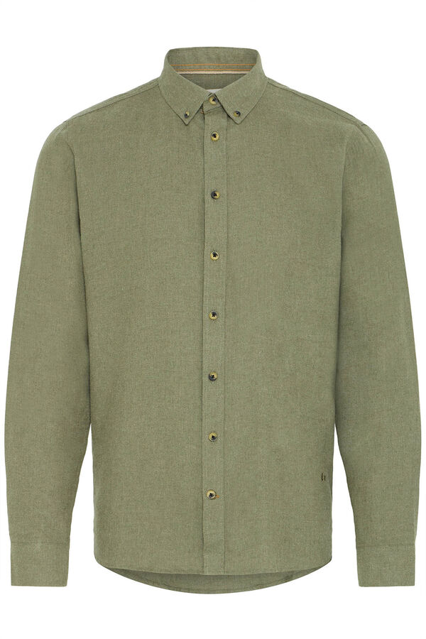 Blend Camisa de Manga Larga kaki