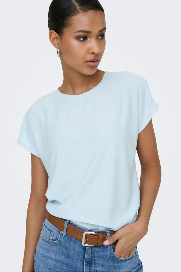 Only Camiseta plumeti azul