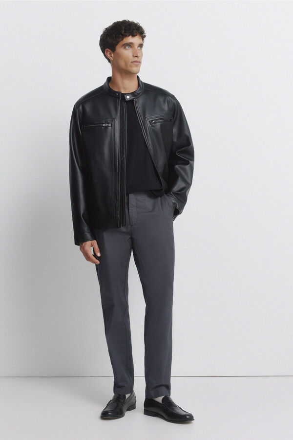 Springfield Comfort fit chinos trousers grey