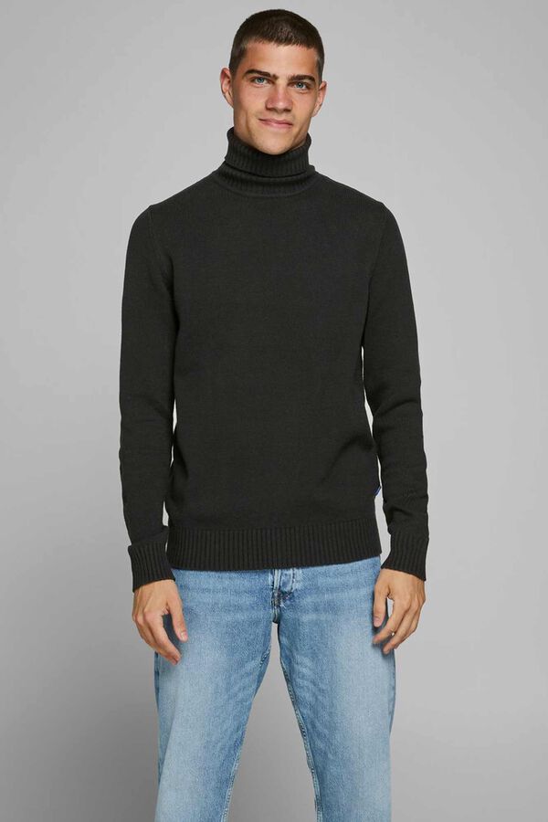 Springfield Sustainable high neck jumper black