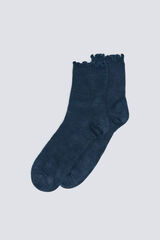 Springfield Calcetín largo lurex negro