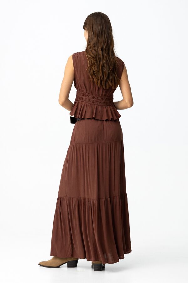 Tiffosi Regular long skirt nude