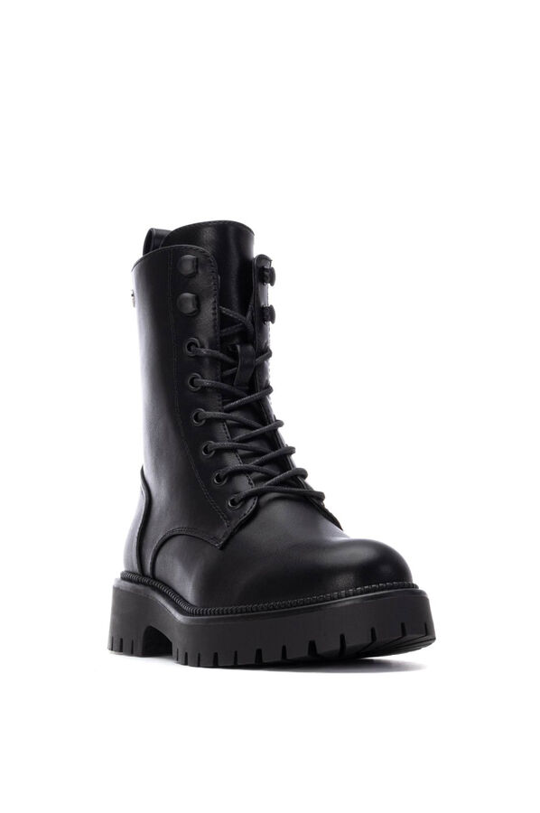 XTI Bota de amarrar preto