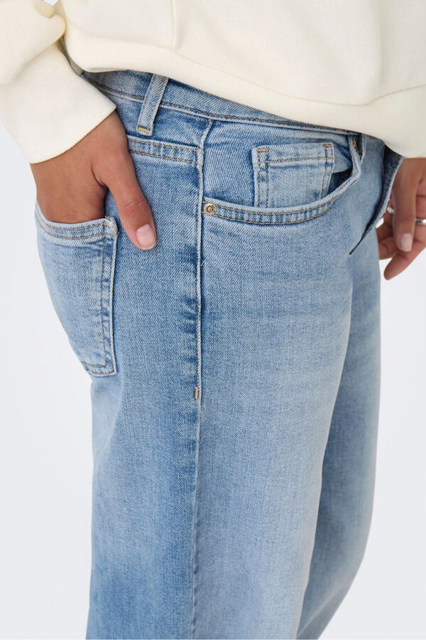 Only Jeans wide azul