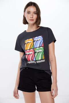 Springfield Camiseta "Rolling Stones" amarillo