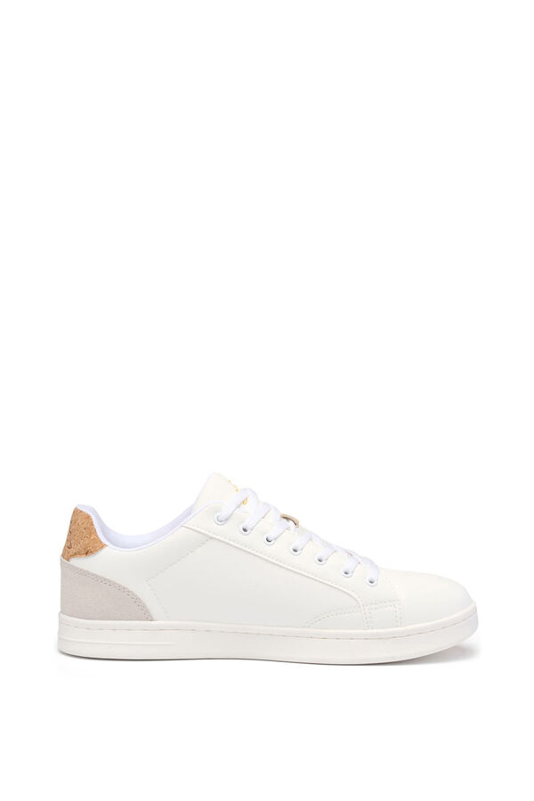Kappa Zapatilla baja de hombre blanco