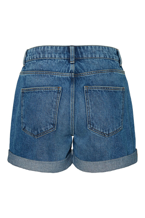 Noisy May Shorts Saumumschlag Blau