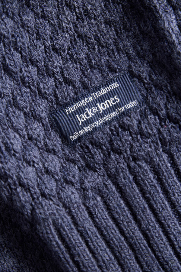 Jack & Jones Relaxed Rollkragenpullover Blau