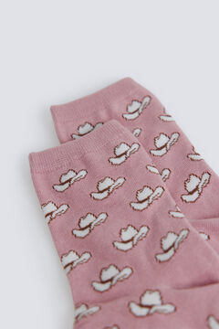 Springfield Meias compridas com estampado de chap&eacute;us