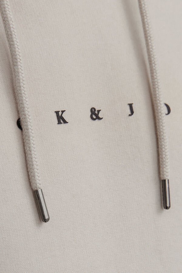 Jack & Jones Kapuze mit Logo Grau