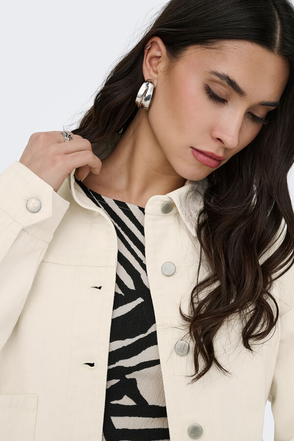 JDY Chaqueta vaquera rosa