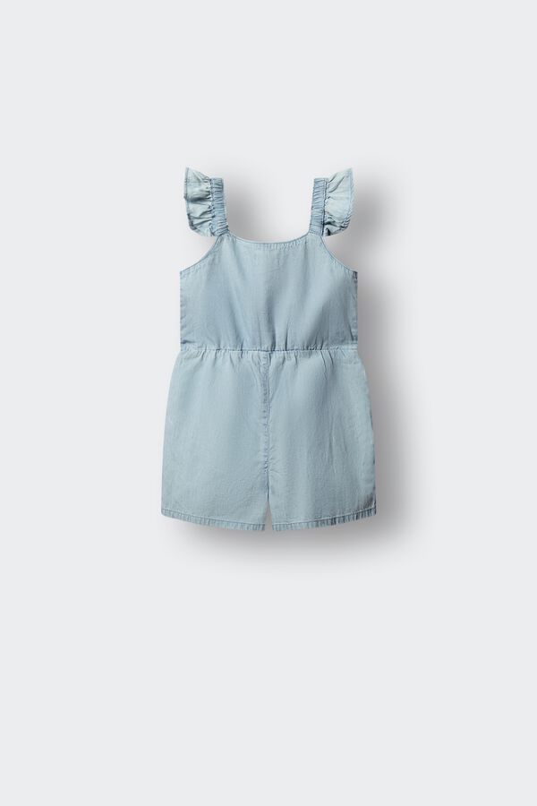 Springfield Kids Peto corto denim ligero ni&ntilde;a azul